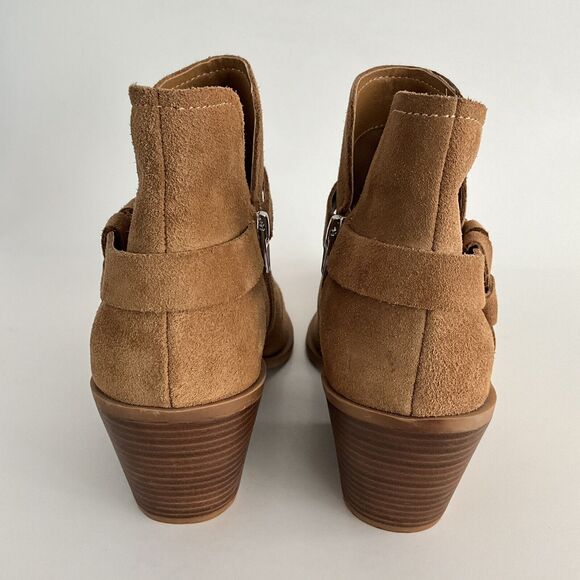 Dolce Vita Bootie Women 10M Tan Point Toe Block Heel - Picture 7 of 12